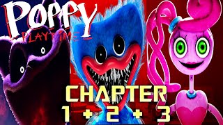 Poppy Playtime Chapter 1  2  3  Full Game Walkthrough  No Commentary [upl. by Gerius]