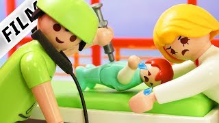 Playmobil Film deutsch  EMMAS ANGST VOR SPRITZEN  Panik vor Kinderarzt  Kinderfilm Familie Vogel [upl. by Bobseine]