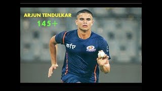 Arjun Tendulkar Bowling With Pace  India U19  Sachin Tendulkars Son [upl. by Henriette273]