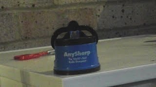 AnySharp knife sharpener review [upl. by Llednov33]