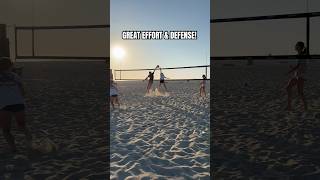 Beach volleyball during the sunset just hits different [upl. by Colin660]