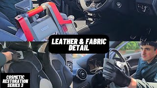 Car Interior Fabric amp Leather Detail  Vax Spotwash [upl. by Dene]