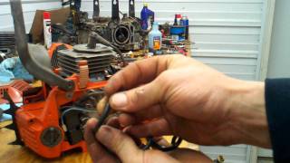 Husqvarna chainsaw fuel line check and replace [upl. by Chemosh689]