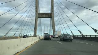 4K UHD Driving over the Alex Fraser Bridge Southbound [upl. by Parsifal]