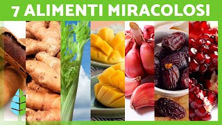 7 ALIMENTI POTENTI con PROPRIETÀ MEDICINALI 🥭✅ Includili nella tua dieta [upl. by Ahsilrak]