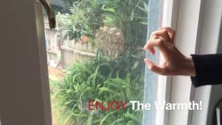 How to Install 3M Window Film Insulation Ecobobconz [upl. by Crotty]