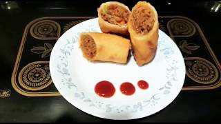 Suji Spring Rolls  सूजी स्प्रिंग रोल  how to make spring rolls sheets [upl. by Rayham]