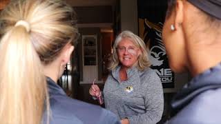 FEATURE MizzouWBB Makes Some Surpise Visits [upl. by Hezekiah]