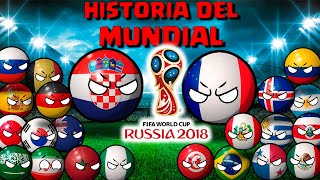 HISTORIA DEL MUNDIAL DE RUSIA 2018 COUNTRYBALL [upl. by Bolen]