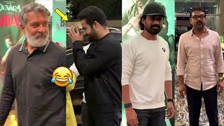 Jr Ntr Fun With Rajamouli at Devara Success Meet  Koratala SivaKalyan RamPrakash RajSrikanth [upl. by Attenrad]