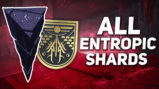 All 9 Entropic Shard Locations  Destiny 2 Beyond Light Splintered Title amp Aspect Quest Guide [upl. by Ahsieka]