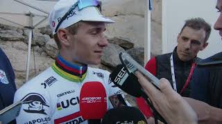 Remco Evenepoel  Interview at the finish  Volta Ciclista a Catalunya 2023  Stage 5 [upl. by Eiramanit602]