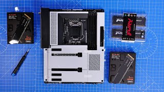 NZXT N7 Z590 build tips and feature review [upl. by Duntson]