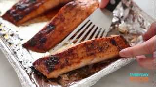 SoyGlazed Salmon with Watercress Salad  Everyday Food with Sarah Carey [upl. by Durward]