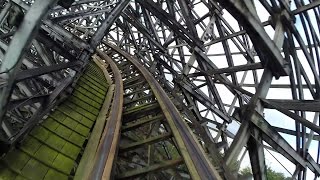 Bandit Onride  BackView  Movie Park Germany [upl. by Leizar449]