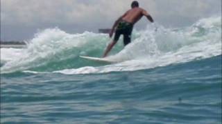 Surfing behind a Sportfishing boat  wakeboarding [upl. by Aihsik]