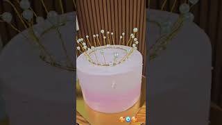 New trendingcakeRachna homemakerdesignerfullfountain caketrendingsong [upl. by Ekyt]