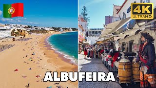 ALBUFEIRA Algarve 🌞 Portugal 🇵🇹  Walking Tour 🏖️🚶 4K UHD [upl. by Nassi]