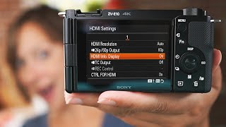 HOW IT’S DONE  Sony ZVE10 Settings for LIVE Streaming [upl. by Nancee178]