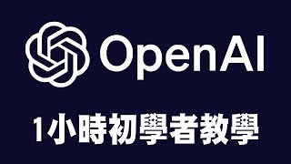 【OpenAI】1小時初學者教學製作你的AI app  人工智慧 ChatGPT python [upl. by Einnep]