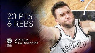 Andrea Bargnani 23 pts 6 rebs vs Sixers 1516 season [upl. by Schatz]