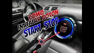 COMO INSTALAR BOTON START STOP [upl. by Margarita]