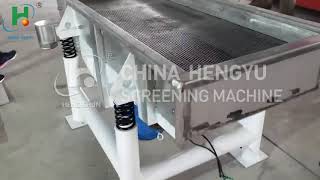 sieving linear vibrating sieve machine [upl. by Halle]