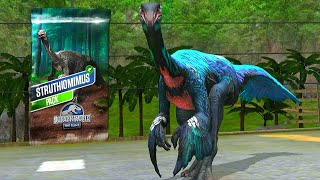 NEW STRUTHIOMIMUS X3 MAX LEVEL 40  JURASSIC WORLD THE GAME [upl. by Inacana]