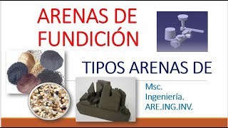 ARENAS DE FUNDICIÓN TIPOS DE ARENAS PARTE 1CLASE EN VIVO [upl. by Mulloy]