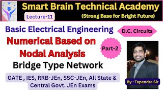 Lect 11 Nodal Analysis  Numerical on Nodal Analysis  Problems on Nodal Concept BEE dccircuits [upl. by Heurlin958]