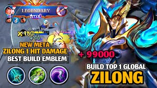 BUILD ZILONG PALING SAKIT 2024  ITEM TERSAKIT ZILONG 1X TUSUK [upl. by Cecile]