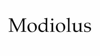 How to Pronounce Modiolus [upl. by Aday523]