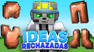 Me Paso Minecraft con IDEAS RECHAZADAS por Mojang [upl. by Oilalue]