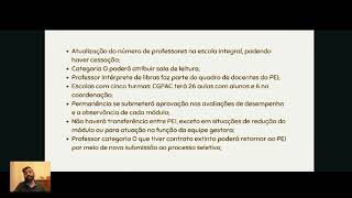 Mudanças no Programa Ensino Integral PEIResolução SEDUC 712023 publicada 08122023 [upl. by Alidis]