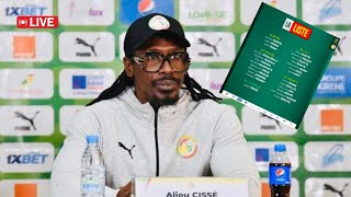 Qualification CAN 2025 Aliou Cissé crée la surprise SMané donne la voix [upl. by Case]