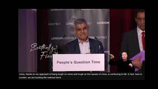 Mayor Of London Peoples Question Time  Ealing 2nd March 2023 [upl. by Assirroc]