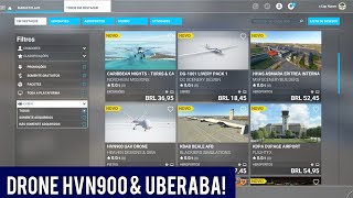 MSFS2020 Marketplace Update 2109 • Drone UAV HVN900 e Uberaba XBOX [upl. by Sucramrej]