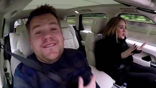 Adele Best moments carpool karaoke [upl. by Jennie]