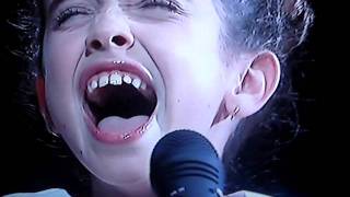 10 Year old girl Julia Dale sings national anthem NBA finals Mavericks vs Heat [upl. by Rafael]