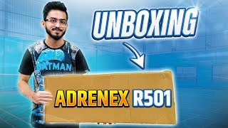 UNBOXING Adrenex R501 Badminton Racket  Most Selling Badminton Racket Under 1000 Rs  Racket Review [upl. by Sidoeht989]