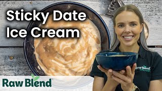 How to make Sticky Date Ice Cream in a Vitamix Blender  Recipe Video [upl. by Osbourn]