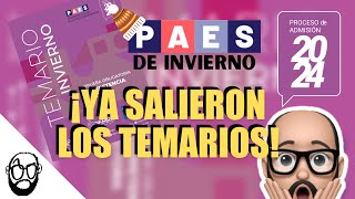 ¡Ya salió el TEMARIO de la PAES de Invierno Admisión 2024  Preparación PAES en Competencia Lectora [upl. by Odlanir]