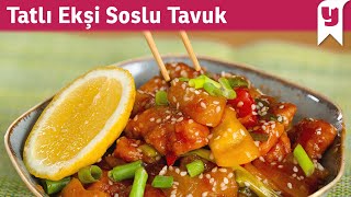 Tatlı Ekşi Soslu Tavuk Tarifi 🥢 Uzak Doğu Yemekleri BenBunuYerim [upl. by Lahcsap965]