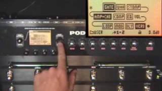 POD X3Live Metallica Video Demo by Glenn Delaune [upl. by Letnuahc]