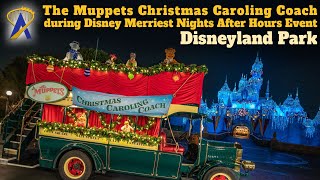 The Muppets Christmas Caroling Coach during Disney Merriest Nites After Hours Event at Disneyland [upl. by Cofsky]