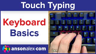 Typing Tutorial Beginner Keyboard Skills [upl. by Ahsilak]