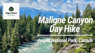 Maligne Canyon Day Hike  Jasper National Park [upl. by Idonna206]