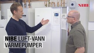 NIBE luftvann varmepumper  Jan Erik Larssen intervjuer [upl. by Aunson]