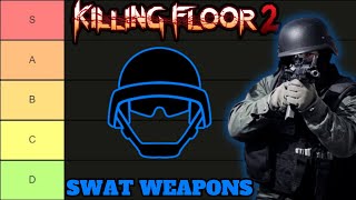 Killing Floor 2 SWAT Weapons Tier List [upl. by Aksel]