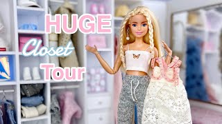 Emily’s Vlog HUGE Closet Tour  Outfit Try Ons Emily amp Friends  Barbie Doll Videos [upl. by Mccafferty]